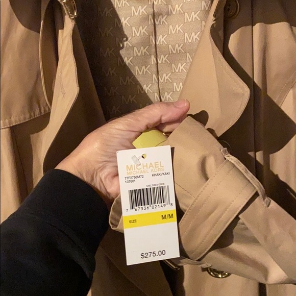 Michael Kor’s tan Trench Coat - Picture 3 of 8